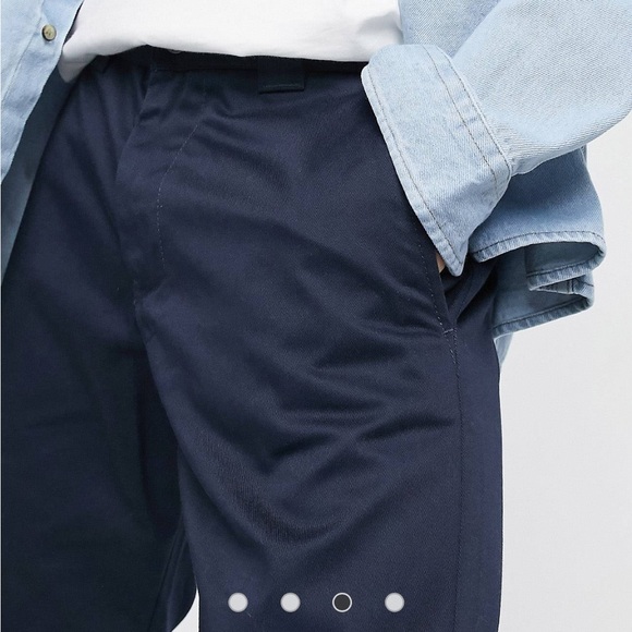 Two Pairs of ASOS Chinos -navy and khaki - Picture 3 of 16